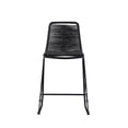 thumbnail image 3 of Afuera Living Steel Frame 30" Outdoor Barstool in Black Rope/Black (Set of 2), 3 of 8