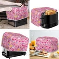 thumbnail image 2 of Renewold Durable Toaster Cover 2 Slice Appliance Dust Cover for Kitchen Valentine's Day Gifts Colorful Hearts Wide Slot Breadmaker Cover Keep Clean from Food Drips Oil, 2 of 6