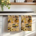 thumbnail image 7 of Construction Truck Kitchen Towels Set of 2, Cartoon Grips and Bulldozers Turmeric Absorbent Dish Towels for Kitchen, Microfiber Hand Towel, Quick Drying Tea Towel for Cleaning Decorative Dishcloths, 7 of 7