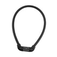 thumbnail image 3 of DYNWAVECA 5 Digit Code Bike Cable Lock Lock Versatile Practical Portable Security Resettable for Riding Bicycling Mountain Bike Black, 3 of 9