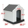 ZENSTYLE Large Dog House Insulated Waterproof Pet Kennel Shelter Indoor