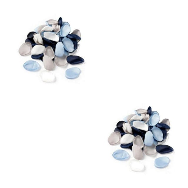 Wosthever 200 Unids / set Pétalos de Rosa Flores Artificiales Románticas Propuesta Flor Pétalo Hecho A Mano Aniversario Boda Matrimonio Type3 NO3