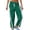 Green, variant on GPOECD Womens Pants Casual Loose Fit Drawstring Trousers with Contrast Side and Pockets Street Style Drawstring Pants Women Purple,XXXL