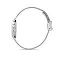 thumbnail image 4 of Bandini Womens Mesh Glow Watch - Stainless Steel Adjustable Band, 28mm Analog Women's Metal Watches - Japanese Quartz - White Dial, Large Easy to Read Numbers, Glow in Dark Hands - Two-Tone / Two-Tone, 4 of 6