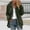 Army Green, variant on Sherpa Jacket Women Fleece Lined Coats Zip Up Fuzzy Hooded Jackets Comfy Warm Plus Size Fleece Jacket for Women Stand Collar with Pockets Coats Winter Coats