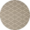 thumbnail image 1 of Ahgly Company Machine Washable Indoor Round Contemporary Light French Beige Brown Area Rugs, 4' Round, 1 of 7