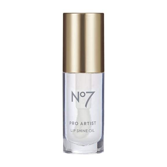 No7 Pro Artist Hydrating Nourishing High-Shine Lip Oil, Clear
