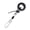Black, variant on Portable Finger Grip Loop for Desk Break Hand Exercise, Silicone Squeeze Trainer with Lanyard Clip for Travel Carry