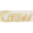thumbnail image 2 of 1 Pc, 7" X 2.5" Bold & Flat Black Welded Word Grow For Home & Events Decor, 2 of 3