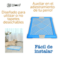 thumbnail image 4 of Baño sencillo KE WOOW INODORO Tapete ENTRENADOR para Perro Orinal WC rejilla Porta pañales azul, 4 of 5