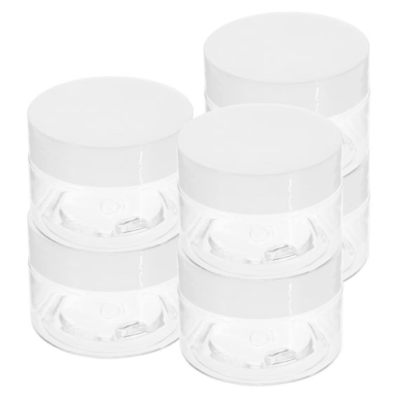 Hemoton 6pcs Travel Cream Bottles Refillable Empty Cream Jars Small Cream Containers with Lids 30g