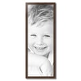thumbnail image 2 of ArtToFrames 13" x 35" Brown Rustic Picture Frame, 13x35 inch Brown Wood Poster Frame (WOM-4844), 2 of 8
