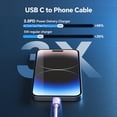thumbnail image 2 of Cargador de pared Charger VANOVEI USB C de 20 W con cable de 10 pies para iPhone 14, 2 of 7