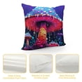 thumbnail image 4 of JEUXUS  Throw Pillow Covers Sacred Magic Mushroom Purple Square Pillowcase for Home Decor Sofa Car Bedroom Pillow case, 4 of 5