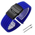 thumbnail image 3 of Correa de reloj de silicona de liberación rápida de 18 mm, 20 mm, 22 mm y 24 mm para Huawei Watch Gt2/3/4 de 46 mm para Fossil y Seiko, correas deportivas de goma, 3 of 5