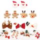 thumbnail image 2 of 9 unids Regalo de Navidad Horquilla Horizales encantadores para niños Accesorios para el cabello Holiday Highpin, 2 of 7