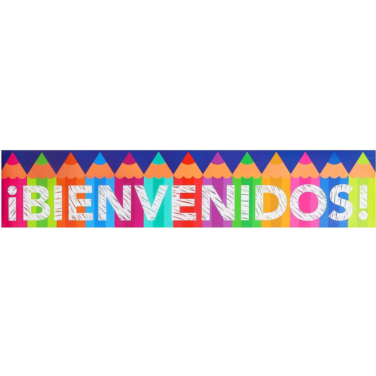 Confetti Bienvenidos (Spanish Welcome) Banner