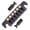 Black, variant on BIMZUC Electric Guitar Tune O Matic Roller Saddle Bridge TP-6 Pull Plate Tailpiece Replacement Part Compatible with Les Paul SG ES EPI Gear, Black (3.9 inches / 10 cm)