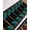Blue, variant on Teal Blue Rose Stair Treads for Wooden Steps Indoor Runner Rug Carpet,Vintage Abstract Garden Flower Floral Black 10 Pieces Peel and Stick Staircase Step Treads Covers Washable Throw Door Mats,30"x8"