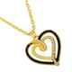 thumbnail image 1 of Collar de elegante para mujer Collar con colgante de cristal de de imitación Plata / Dorado Yinane Collar doble del corazón, 1 of 6