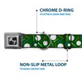 thumbnail image 5 of Buckle-Down Pet Collar, Dog Collar Metal Seatbelt Buckle, Golf Balls Tees Scattered Green Multi Color, 11 to 16.5 Inches 1.0 Inch Wide, 5 of 8