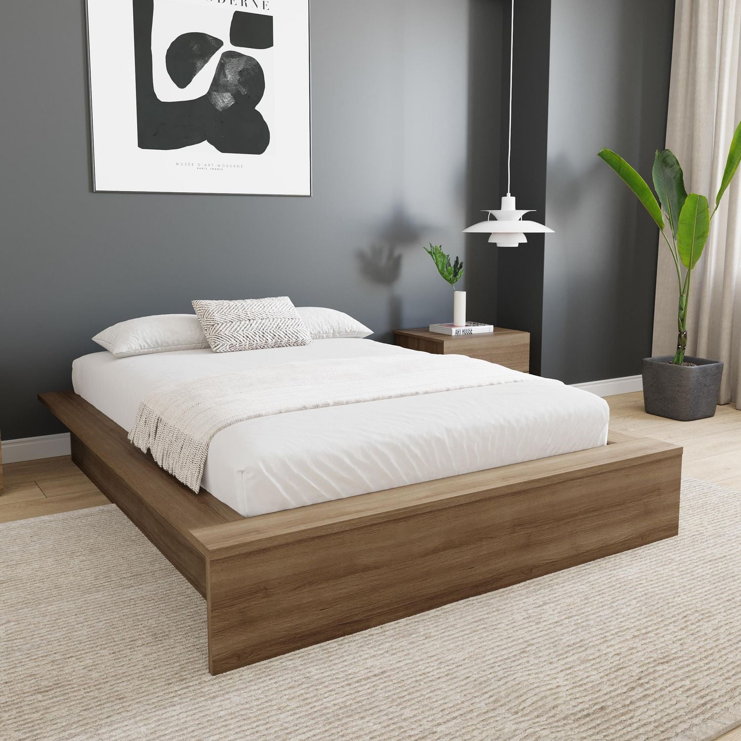 Nexera James Platform Bed