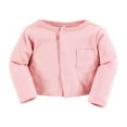 thumbnail image 5 of Hudson Baby Infant and Toddler Girl Cotton Dress and Cardigan Set, Pink Tulips, 3-6 Months, 5 of 5