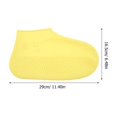 thumbnail image 2 of BESTYASH 1Par Protector De Zapatos Impermeable Amarillo Con Antideslizante Para Uso Exterior Y Lluvia, 2 of 6