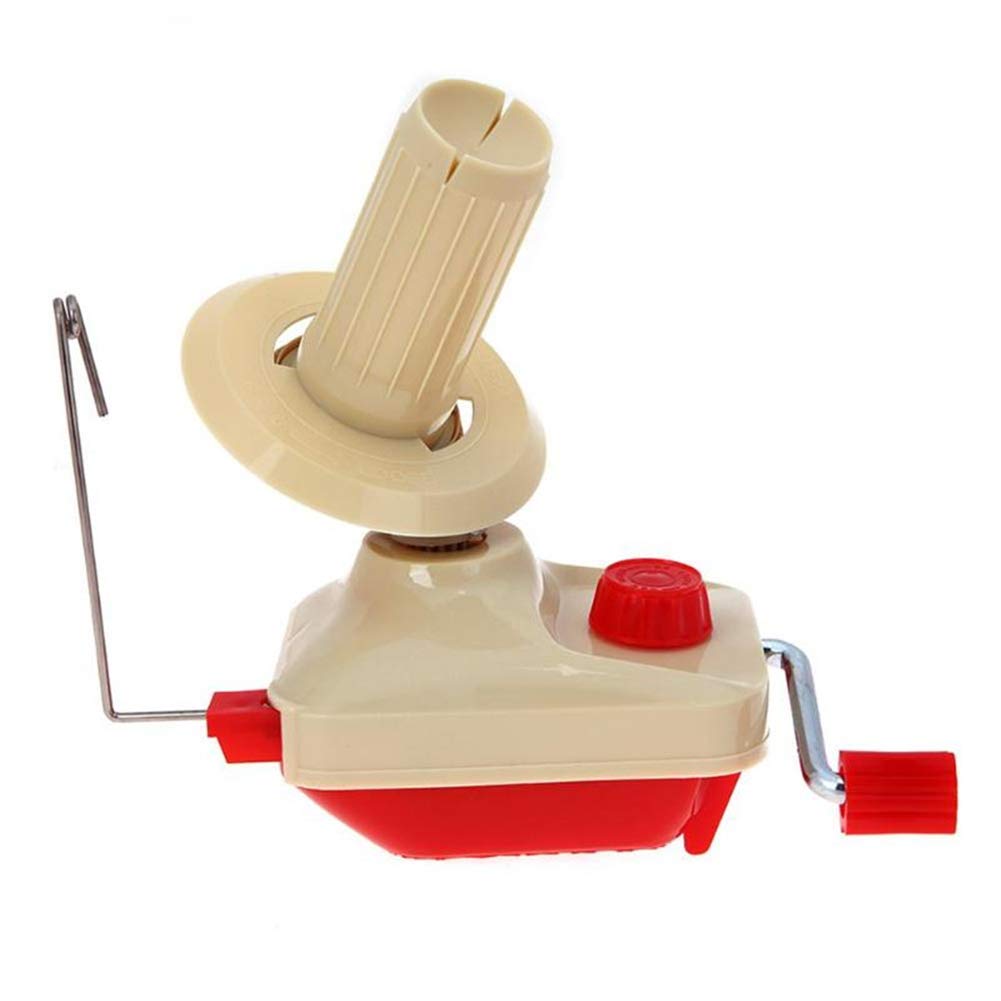 T9 Portable Hand Bobbin Yarn Winder Table Clasp Turn Handle Clockwise