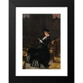 thumbnail image 2 of Jean Béraud 11x14 Black Modern Framed Museum Art Print Titled - Prayer Woman (1885), 2 of 5