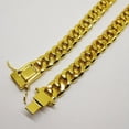 thumbnail image 2 of Qarigey plateada Diamantes de imitación brillantes Hip Hop Cadena de eslabones cubanos Hombres Mujeres Bling Bangle Crystal Accesorio Ropa, zapatos y accesorios Miscelánea Dorado, 2 of 6