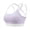 #0345-Purple, variant on Women Cross Back Sports Bra Padded Built in Cups Racerback Yoga Gym Activewear for Adult Female Fitness