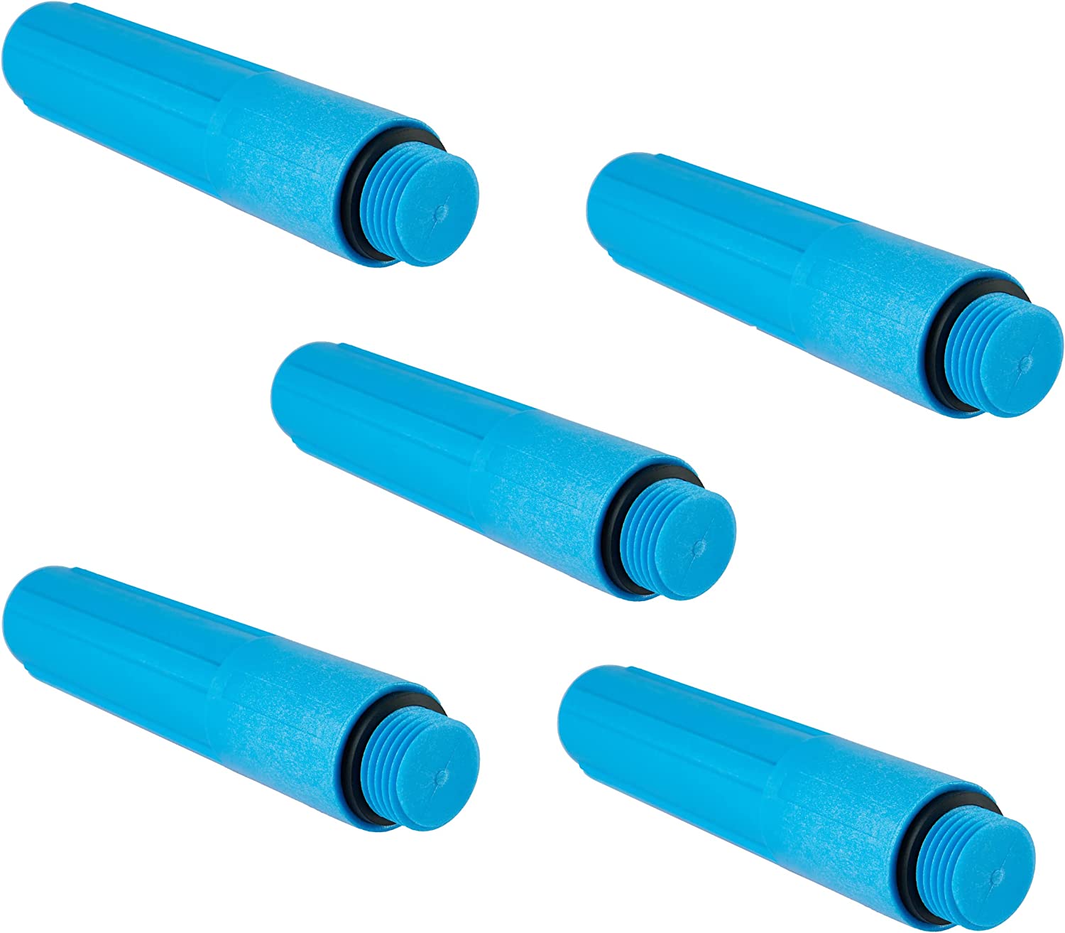 5Pack EFIELD Pex 1/2 Inch Bathroom Shower Test Plug, Blue Color