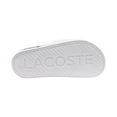 thumbnail image 6 of Lacoste Men's Croco 2.0 Slide Sandals, Black \ White,8 M US, 6 of 6