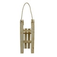 thumbnail image 7 of Northlight Rustic Wooden Sleigh with Twine Rope Christmas Wall Decoration - 16", 7 of 7