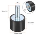 thumbnail image 2 of 8 Pack M8x23mm Thread Studs Rubber Shock 25x20mm Male Female 8 Pack M8 Lock Nuts, 2 of 6
