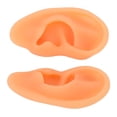 thumbnail image 3 of Silicone Ear Model, 2 Pieces Flexible Ear  Waterproof Flexible Soft Silicone Widely   for Hospital, 3 of 8