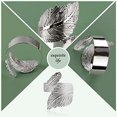 thumbnail image 3 of (Plata) Juego de 12 servilleteros dorados para decoración de mesa, cumpleaños, aniversario, Navidad, Pascua, otoño, Halloween, Acción de Gracias, fiesta de mesa, 3 of 5