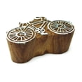 thumbnail image 2 of Cycle Wooden Stamp Decorative Textile Printing Blocks Handcarved Stamp, 2 of 3