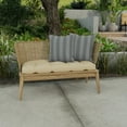 thumbnail image 3 of Jordan Manufacturing 18" x 18" Conway Smoke Grey Stripe Square Outdoor Throw Pillow (2 Pack), 3 of 13