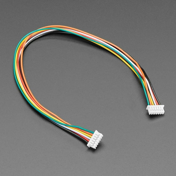 Adafruit 1.25mm Pitch 6-pin Cable 20cm long 1:1 Cable