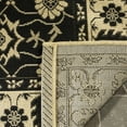 thumbnail image 2 of SAFAVIEH Courtyard Blake Traditional Indoor/Outdoor Area Rug Black/Cream, 4' x 5'7", 2 of 3