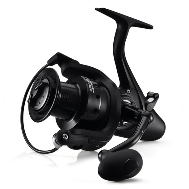 12+1 BB Reel with Front and Rear Double Drag Carp Fishing Reel Left Right  Interchangeable for Saltwater Freshwater 6000 