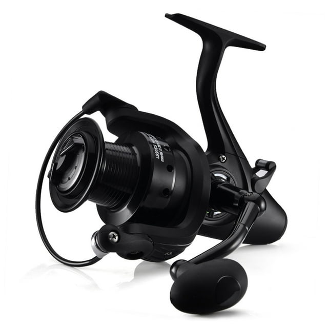 12+1 BB Reel with Front and Rear Double Drag Carp Fishing Reel Left Right Interchangeable for Saltwater Freshwater