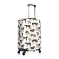 thumbnail image 6 of Salouo Cow Pattern Travel Dust-proof Suitcase Cover, Softside Suitcase Protector Luggage Cover Protector for 18-32inch ,Not Included Suitcase, 6 of 8