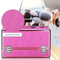 thumbnail image 4 of VER Beauty Makeup Train Case 6 Extendable Trays with Lock and Keys Cosmetic Organizers, 4 of 6