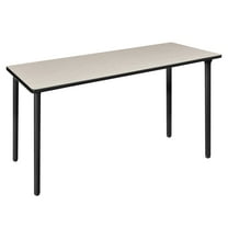 Regency Kee 72 x 24 in. Folding Training Seminar Table- Maple Top, Black Legs