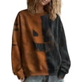 thumbnail image 2 of LIZUOJUN Oversized Sweatshirt for Women Crew Neck Graphic Print Loose Fit Casual Long Sleeve Soft Fabric Comfortable Cozy Everyday Wear Gift Idea Pullover Tops, XXL, 2 of 6