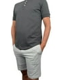 thumbnail image 2 of VarietyAthletics Mens Soft Pima Cotton Elastic Sleeve Cuff Classic Henley T-Shirt, 2 of 2