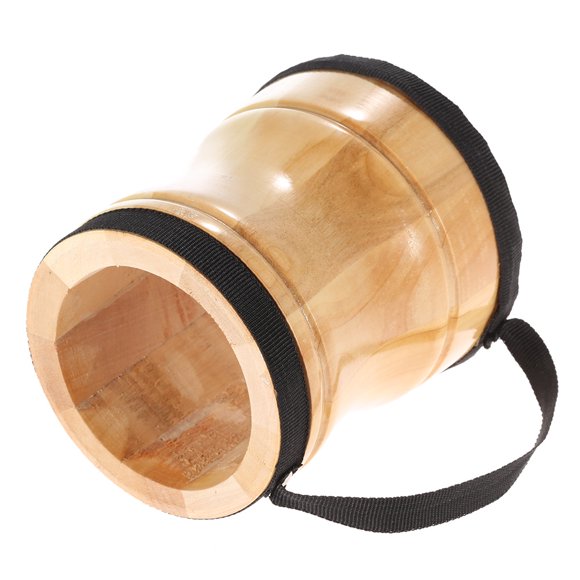 Drums Kids Children Wood Hand Bongo Drum Musical Toy Percussion Instrument with Stick Strap